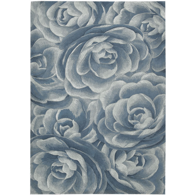 Suzana Viscose Floral Indoor Rug