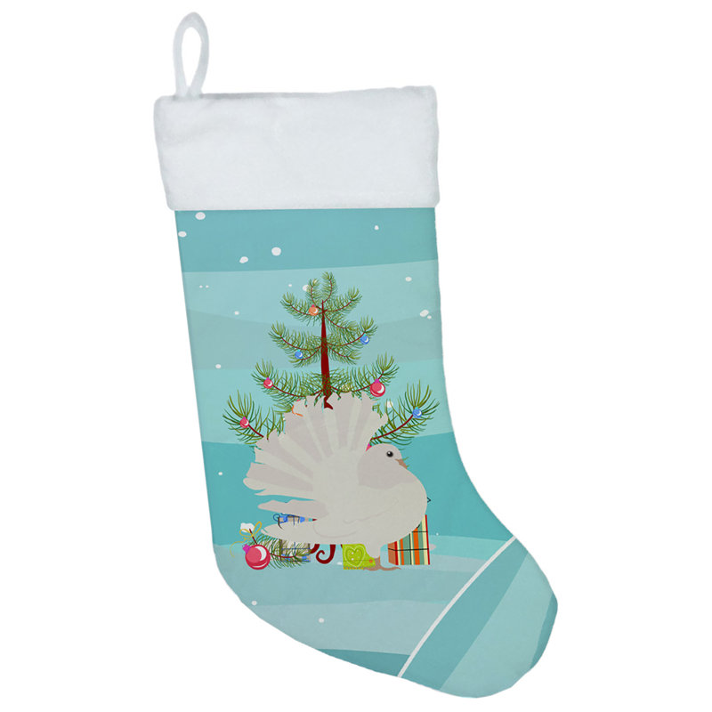 Fantail Pigeon Christmas Stocking
