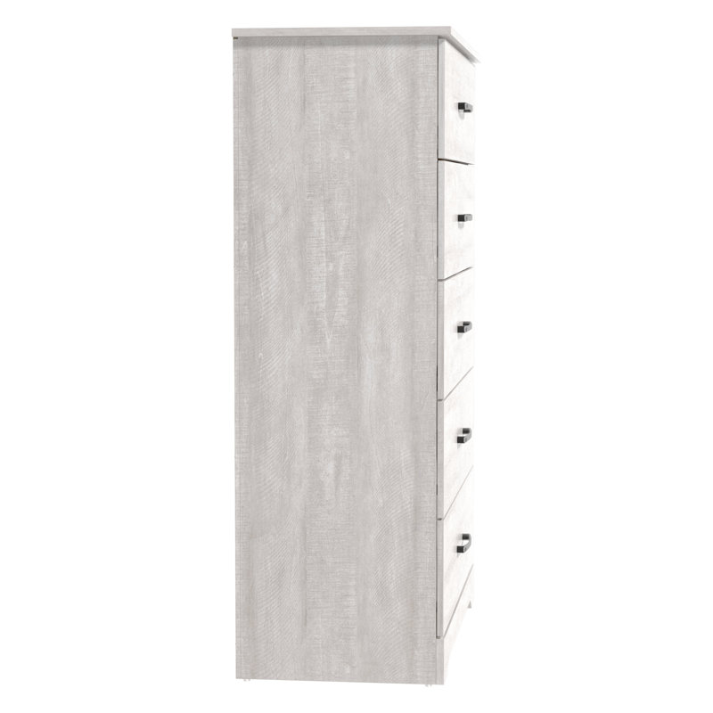 Arkia Manufactured Wood 3-Piece Bedroom Set, Dusty Gray Oak, 3 Pcs: Nightstand, Dresser, Chest