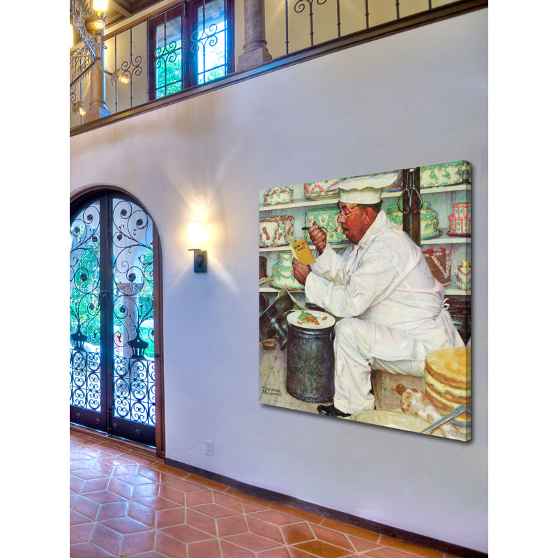 « how to ration » par norman rockwell, reproduction d’art sur toile tendue, H 32 po x l 32 po