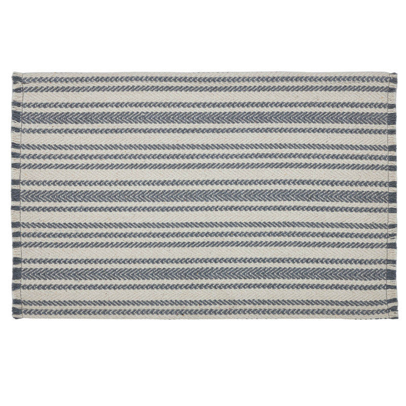 Celestina Cotton Blend Chevron Rectangle Placemat