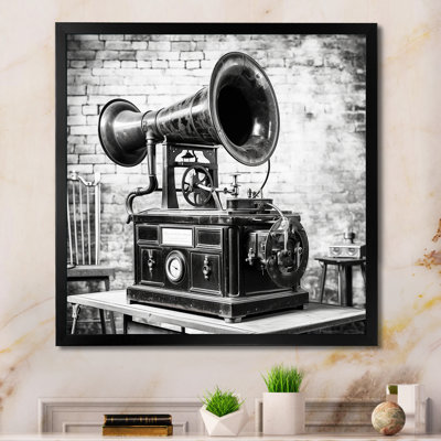 Vintage Phonographs Elegance - Phonographs, art mural