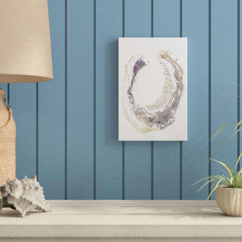 «Fluorite I», peinture sur toile, H 12 po x l 8 po