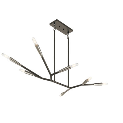 Lustre linéaire moderne à 7 lumières Branches