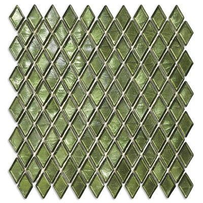 7/8" x 1-5/8" Diamond Glass Mosaic