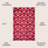 Mashawna Blocks Modern Geometric Red/White Rug-513763326