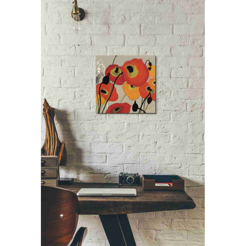 «Mango Tango II» par Shirley Novak, art mural sur toile, H 12 po x l 12 po x P 0,75 po
