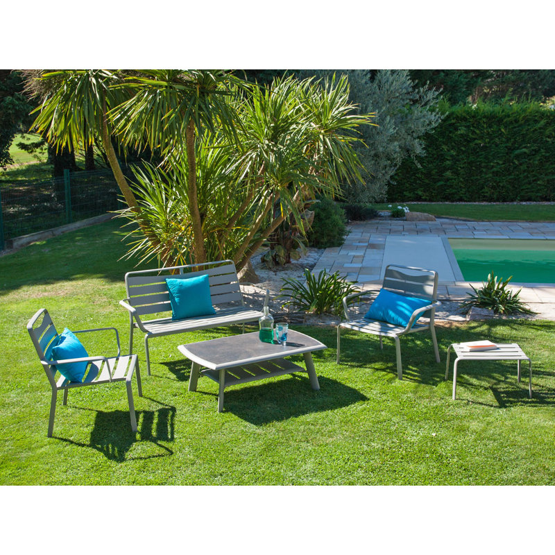 Sola Metal Outdoor Ottoman