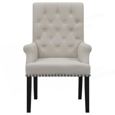 Chaise de salle à manger rembourrée Norwich Sand