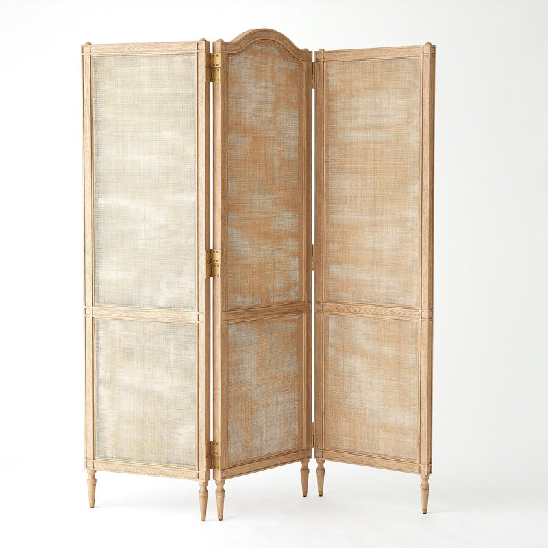 Josephine Screen-Bleached Oak, Brown