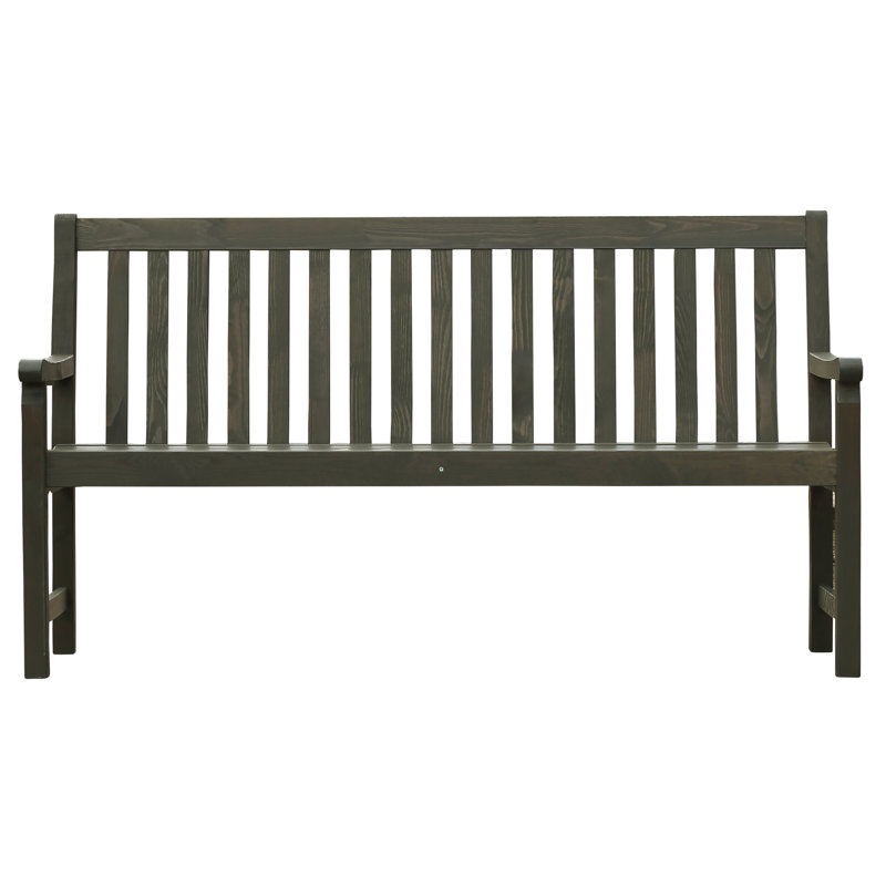 Anarah Wooden Bench, Taupe