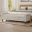 Banc de chambre moderne l 65,5 po avec accoudoirs roulés-479054516