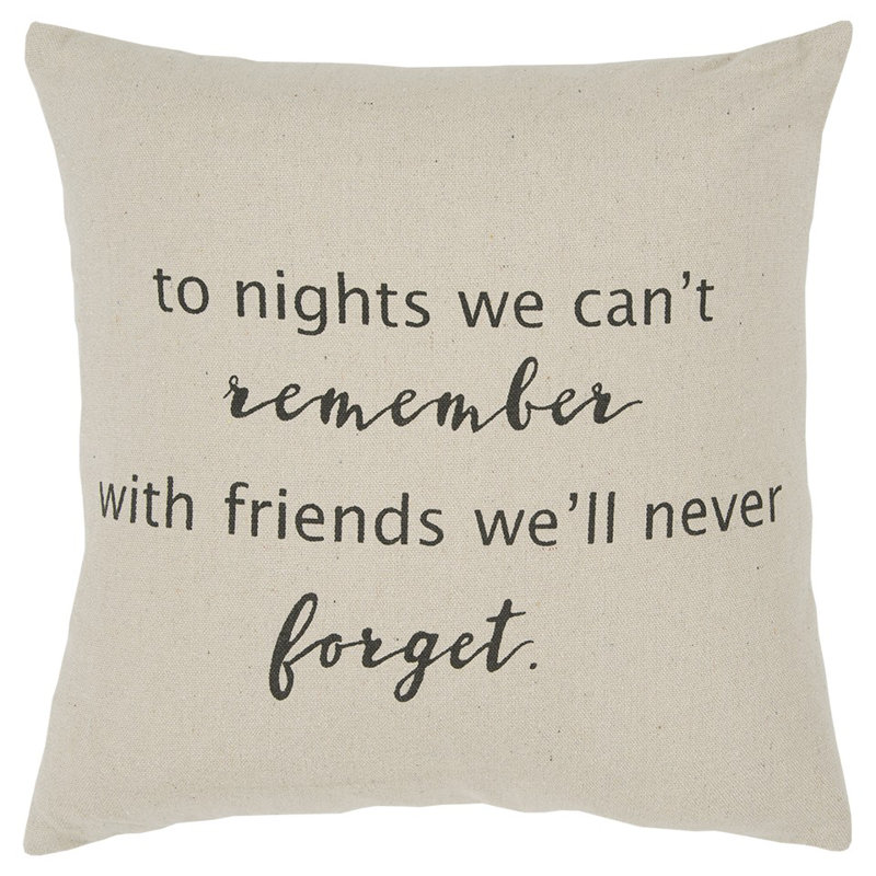 Cotton Throw Pillow