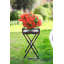 27" Stone Slab / Metal Plant Stand