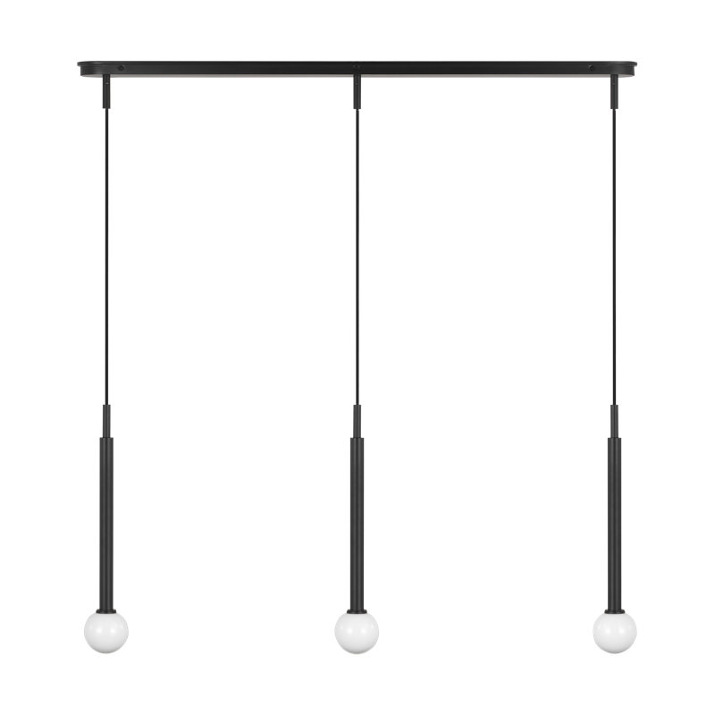 Nodes 3 - Light Chandelier, Midnight Black
