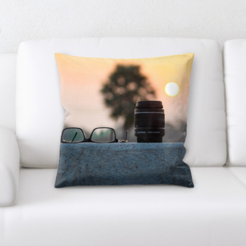 Microsuede Reversible Throw Pillow