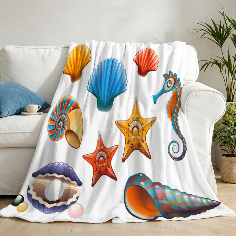 Jeté en flanelle bleue ultra douce, Jeté 50 po x 60 po