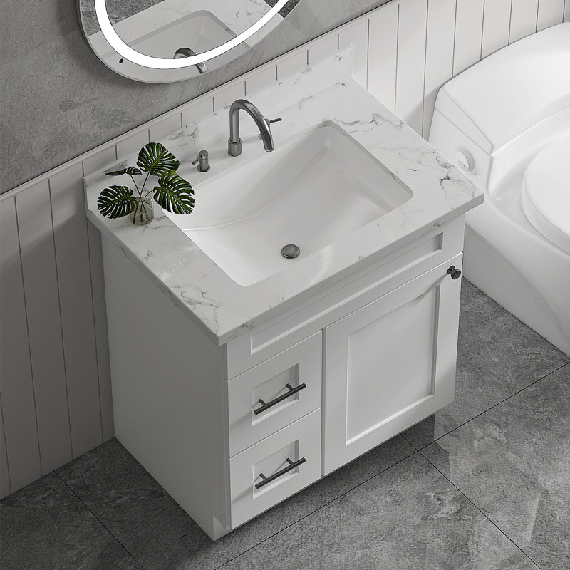 Ensemble de coiffeuse Sinber, Blanc