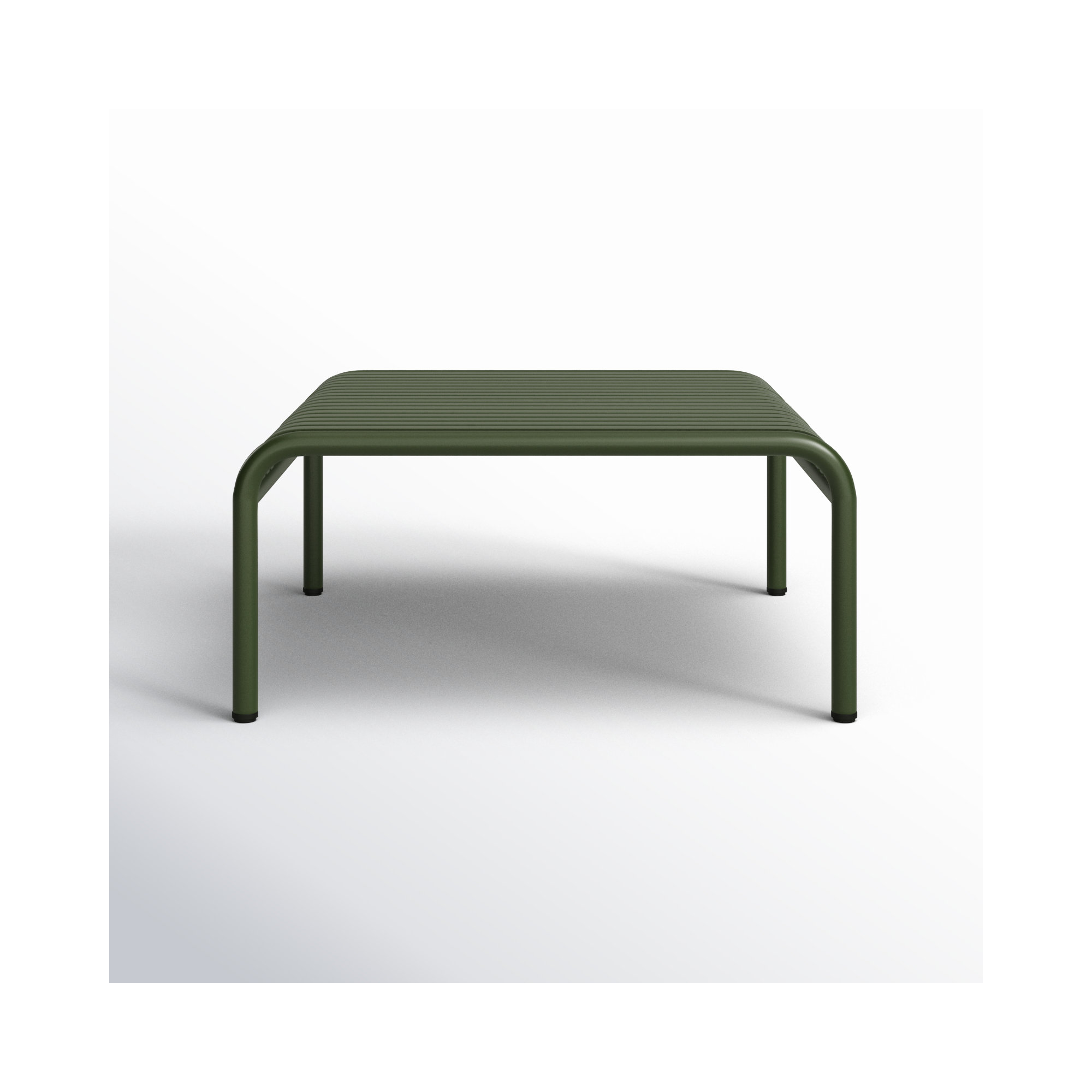 Winchester Outdoor Patio Coffee Table, Dark Green