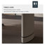 Bureau 6 tiroirs brun noisette + gris massif + bois manufacturé-1417030419