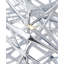 Metallic Silver 3pc Cone Set, Pre-Lit with Micro Warm White LED Lights, Battery Operated