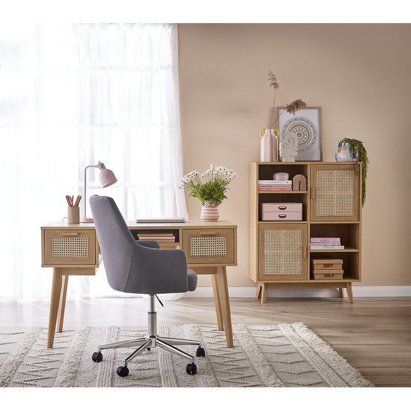 Advika 120cm H x 90cm W Bookcase
