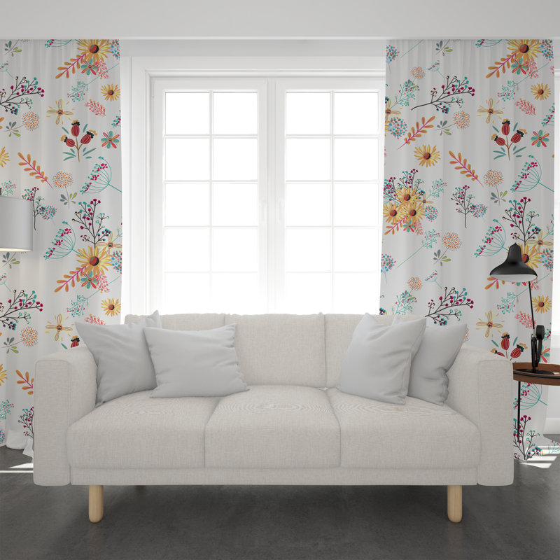 Kapteyn Room Darkening Curtain Pair, 40" W x 52" L