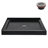 Streamline NT-2141-36BL-CR 36 in. x 36 in. Corner Acrylic Shower Base in Glossy Black with Center Drain, Drain Included