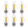 B11E12 100w Equivalent Led Candelabra Bulbs, 800lm Dimmable Led Chandelier Light Bulbs, Soft White, E26 Base, 6 Pack