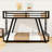 Metal Bunk Bed with Dual Side Ladders, Reinforced Support Legs & Low Profile Frame-1684538065