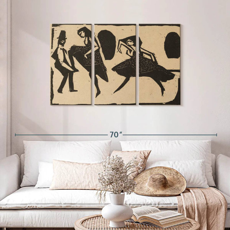 Avery Acrobatic Dance, 28" H x 45" W
