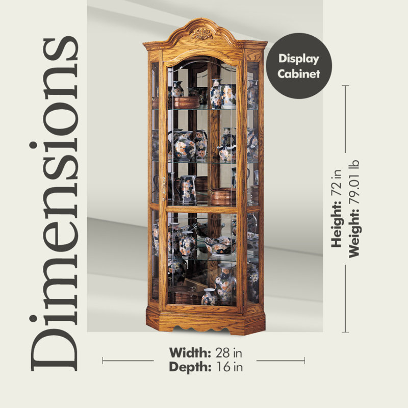 Wilshire Corner Curio Cabinet