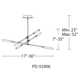 Emory 6 Light Metal Dimmable LED Sputnik Chandelier