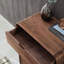 Armoire de rangement à tiroir en noyer