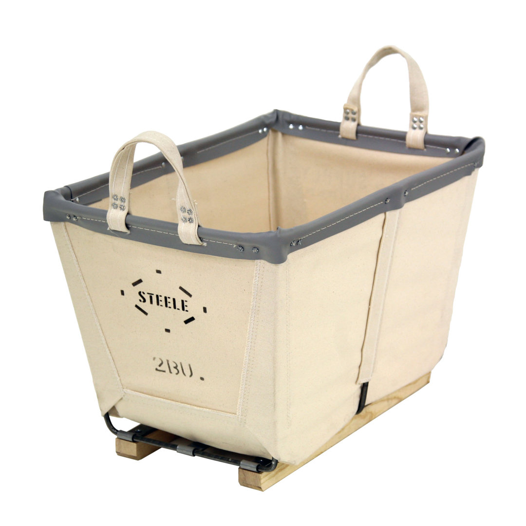 Laundry Basket with Handles Steele Canvas Basket Rim 