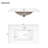 30" Bathroom Vanity With Ceramic Top, Cabinet And Drawers-1410099761