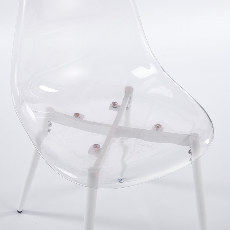 Chaise pour animal 4 pièces, blanc, Blanc mat