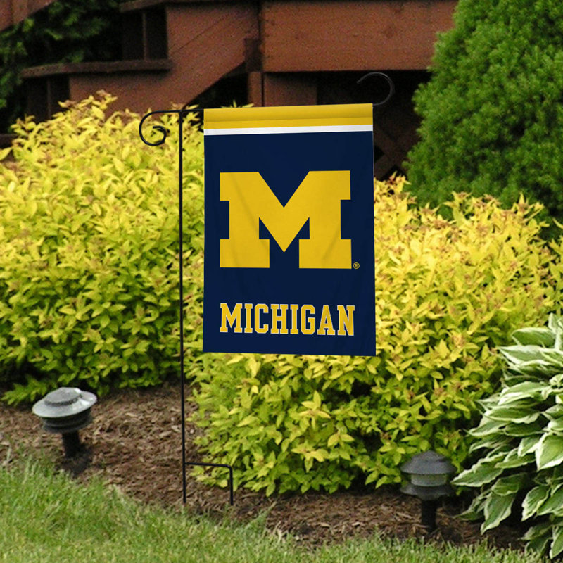 Drapeau de jardin licencié du Michigan Wolverines NCAA, Wolverines du Michigan
