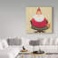 « santa holding star », art sur toile-31977556
