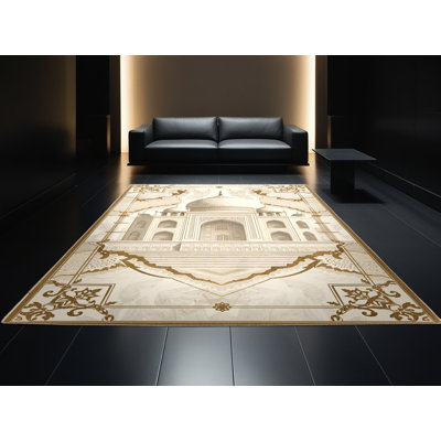 Tapis beige moelleux moelleux en histoire et civilisation