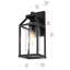 Applique murale noire Amary-1983360058