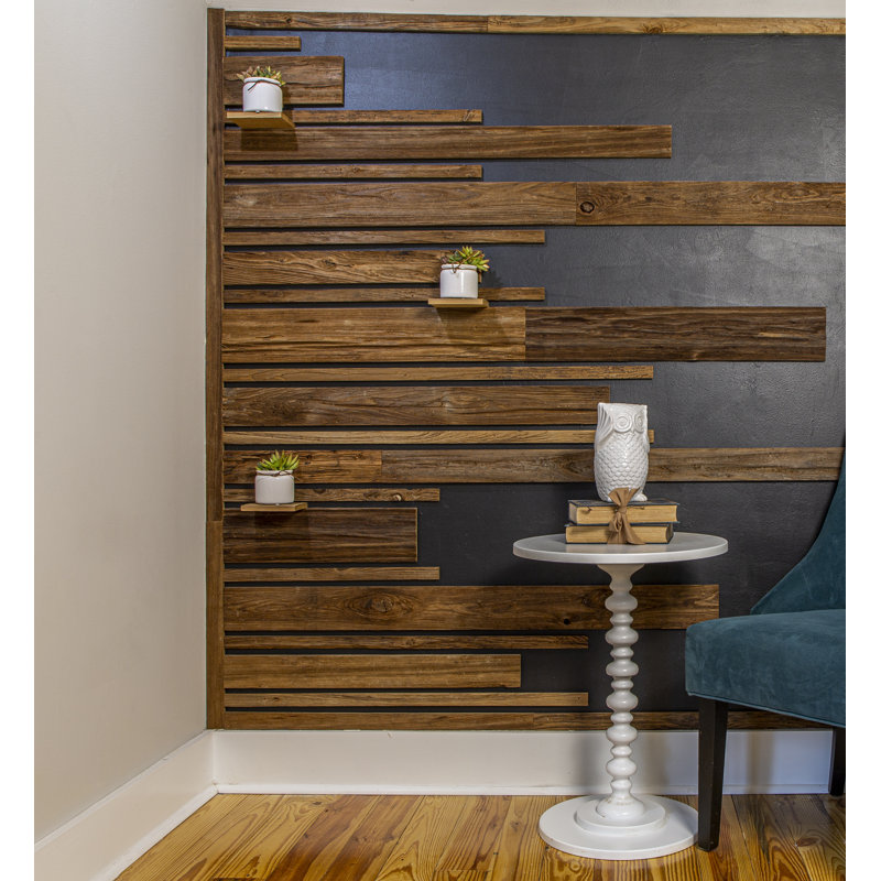 Random Width x Varying Length Reclaimed Wood Wall Paneling