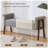 Lovice Polyester Blend Upholstered Bench-349677263