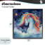 «Rainbow Mane Unicorn in Clouds», estampe numérique, design by Creative Studio-1090635060-1090635056