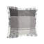 Coussin décoratif à franges 100% coton Contemporary-12675856