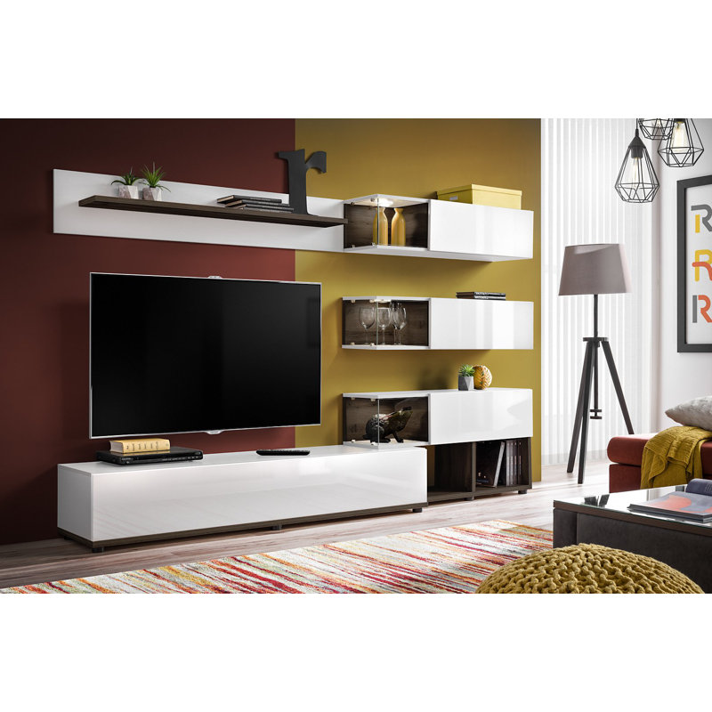 Schaefer Head Unfinished Entertainment Centre for TVs up to 55", White