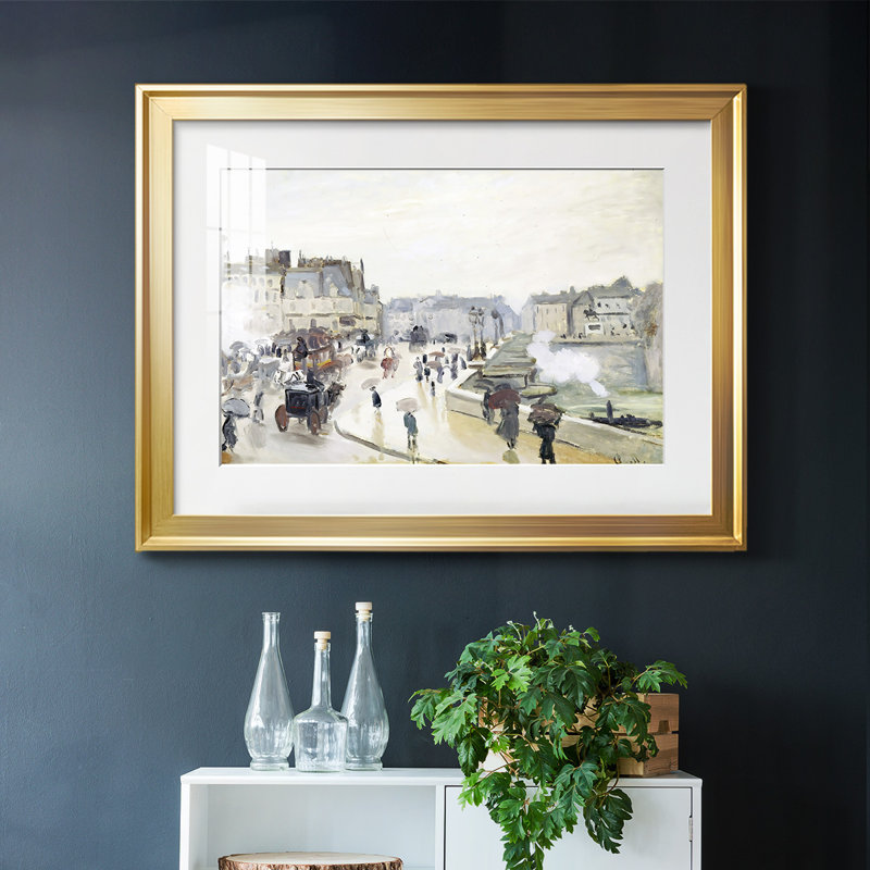 Le Pont Neuf, 1872, H 19 po x l 27 po x P 1,5 po, Or