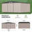 14 Ft. W X 12 Ft. D Outdoor Metal Storage Shed