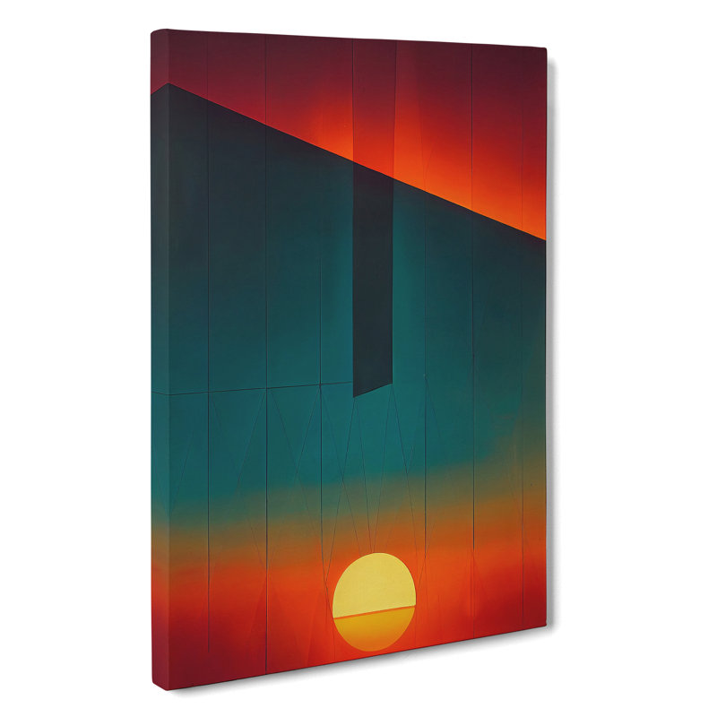 Boundless Sunset - Print, Wrapped Canvas, 50cm H x 35cm W x 3cm D, No Matte