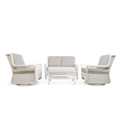 Chaise pivotante avec coussins Vaishnavi